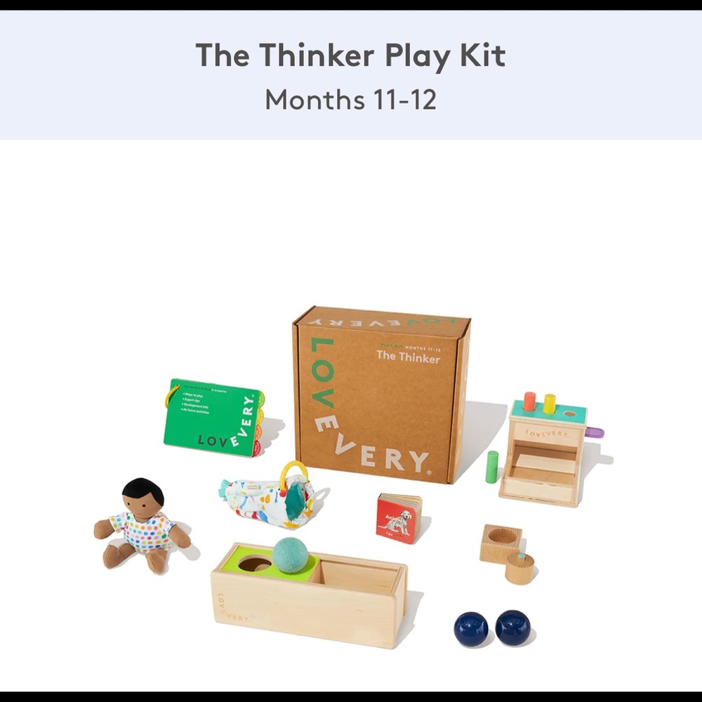 Lovevery The Thinker Play Kit (Months 11-12)